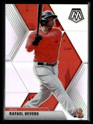 2020 Panini Chronicles #68 Rafael Devers Mosaic Prizm Silver - Image 1 of 2