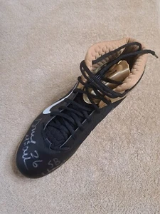 DEUCE MCALLISTER NEW ORLEANS SAINTS SIGNED NIKE ALPHA CLEAT PSA DNA OLE MISS - Picture 1 of 10
