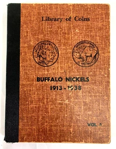 1913-1938 Buffalo Nickel Library of Coins Album Volume 6 - 58 Coins - Picture 1 of 9