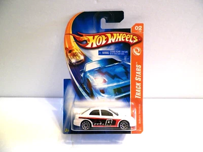 Hot Wheels Track Stars Subaru Impreza blanco Foto 1 de 3