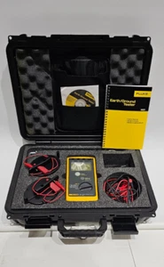 Fluke 1621 GEO Erdungsprüfer mit 3 50 m Kabeltrommeln und GEO-Pfählen - Bild 1 von 5
