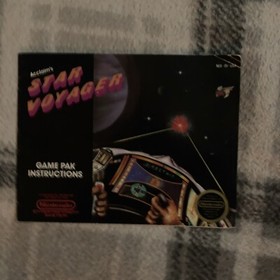 Star Voyager Authentic Original NES Nintendo Manual Only