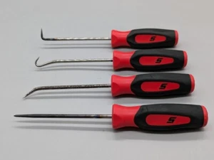 SNAP-ON SGASA204CG 4PC Soft Grip AWL & PICK Set (EC3031599) - Picture 1 of 7
