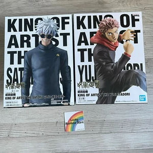 Jujutsu Kaisen Yuji Itadori Satoru Gojo Figur 2er Set KING OF ARTIST Neu - Bild 1 von 4