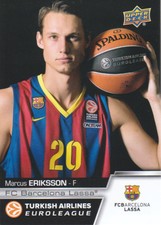 2015-16 Upper Deck Euroleague Basketball #E13 Marcus Eriksson