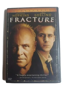 Fracture (DVD, 2007, Widescreen) Anthony Hopkins Ryan gosling - Picture 1 of 3