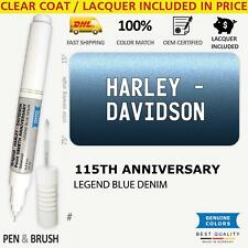 115TH ANNIVERSARY Touch Up Paint for Harley Davidson Blue # LEGEND BLUE DENIM Pe
