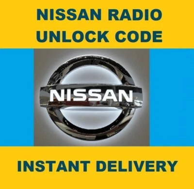 ✅NISSAN RADIO CODE CONNECT PIN UNLOCK ALL MODELS ALMERA JUKE QASHQAI MICRA✅