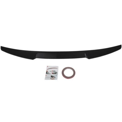 Fits 2008-2012 Audi A4 Quattro & A4 Sedan 4-Door 2.0L Glossy Black Rear Spoiler - Image 1 of 4