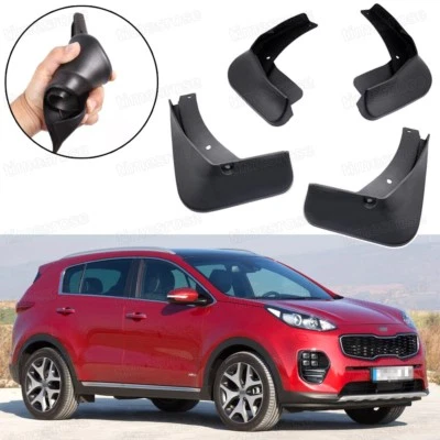Car Mud Flaps Splash Guard Fender Mudguard Black for KIA Sportage 2016-2022 - Image 1 of 4