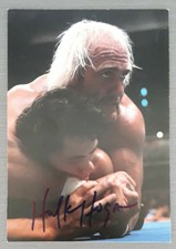 1984 Moritsuna Kimura Hulk Hogan Autographed Signed Wrestling Post Card Japanese