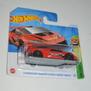 HOT WHEELS 2024 HW EXOTICS 8/10 - LAMBORGHINI HURACAN LP 620-2 SUPER TROFEO RED - Picture 1 of 5