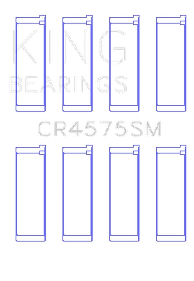 Juego de rodamientos de biela King Engine CR4575SM para HYUNDAI I30 G4FC Foto 1 de 4