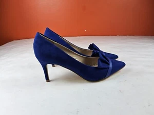Journee Collection Women Stiletto Heel Dress Pump Blue 6.5 (lot 1236) - Picture 1 of 8