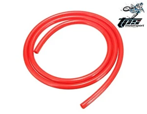 1M 6MM RED FUEL PETROL HOSE PIPE LINE QUAD PIT BIKE MOTORCYCLE 50 90 110 125 CC - Picture 1 of 1