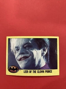 #143 Leer of the Clown Prince - 1989 Topps Batman - Picture 1 of 3