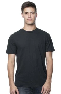 3X Black TShirt Cotton Jersey Made in USA Unisex - Picture 1 of 4