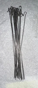 Stainless Steel Open Loop Lure Shaft .035 Spinner Wire 4" and 6" - Picture 1 of 2