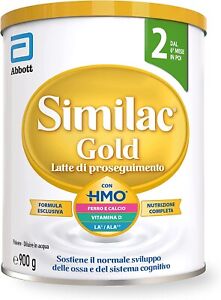 Similac Gold 2 Latte di proseguimento in Polvere Neonati dai 6 ai 12 mesi 900g