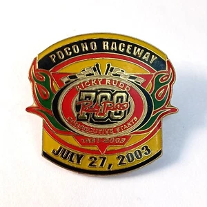 Vintage 2003 Poncho Raceway Ricky Rudd Enamel Lapel Pin Wincraft Racing NASCAR - Picture 1 of 4