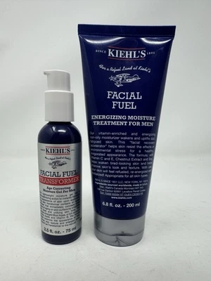 RARE Kiehl’s Facial Fuel Transformer Gel 2.5 fl oz 75mL + Moisturizer 6.8 fl oz - Image 1 of 4