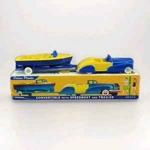 (Vintage) DIMESTORE DREAMS CONVERTIBLE WITH SPEED BOAT New/Open Box Toy - Picture 1 of 18
