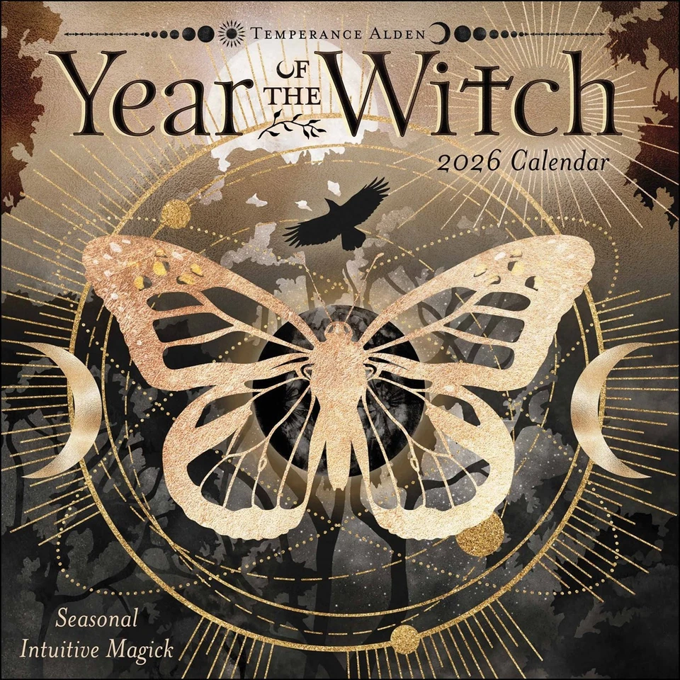 AMBER LOTUS Year Of The Witch Calendar 2026 - Lifestyle - Month To View