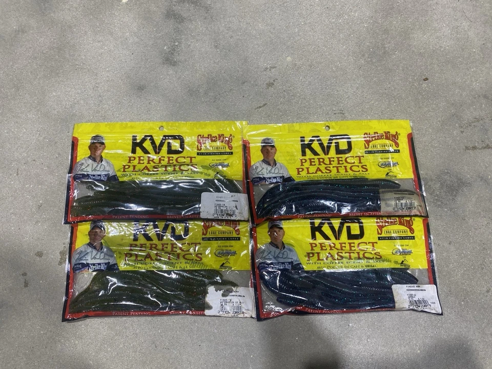 4 Packs Of Strike King Finesse Worms - Image 1 of 1