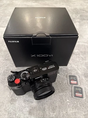 Fujifilm X100VI Compact Camera - Black - Image 1 of 4