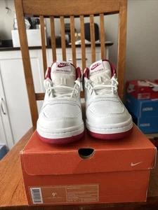 Size 9.5 Nike Delta Force 3/4 307723 White/varity Red Rare 2004 - Picture 1 of 6