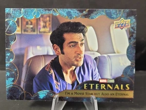 KUMAIL NANJIANI as Kingo 2023 Upper Deck The Eternals Blue Parallel /299 - Picture 1 of 3