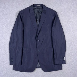 Banana Republic Blazer Mens 44R Reda Flexo Slim Fit Hopsack Navy Blue - Picture 1 of 14