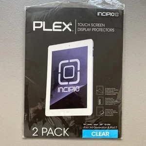 New Incipio Plex Touch Screen Display Protector 2 Pack for iPad 3rd Gen & iPad 2 - Picture 1 of 6