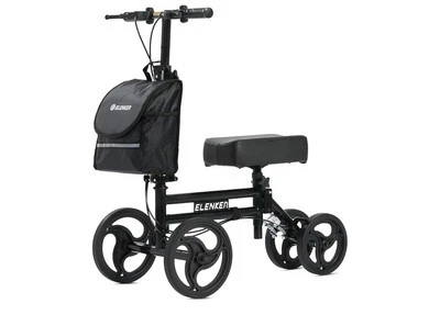ELENKER Steerable Knee Walker Deluxe Medical Scooter for Foot Injuries Compact - Image 1 of 4