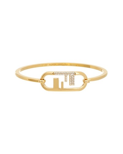 Bracciale Fendi Olock Donna Giallo M