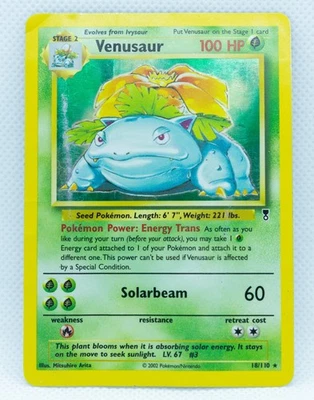VENUSAUR 18/110 Holo Rare Legendary Collection WOTC - Pokemon Card 2002 - Image 1 of 4