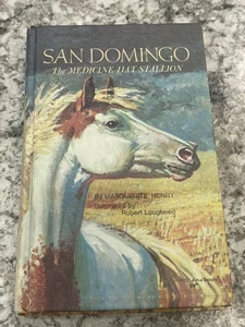 San Domingo the Medicine Hat Stallion, By Marguerite Henry- Illustrated - Imagen 1 de 6