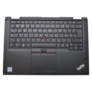 Lenovo ThinkPad Yoga X380 - Reposamanos con teclado QWERTZ, panel táctil y huella digital - Imagen 1 de 2
