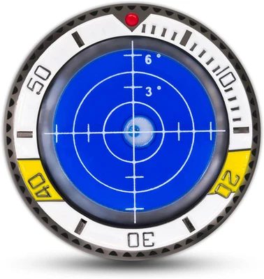 BRANDED01 Premium Golf Green Reader, Golf Ball Marker for Putting Green, Bubble Level Golf