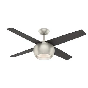 Casablanca Valby 54" Modern Ceiling Fan, Matte Nickel, Wall Control, LED, 59333 - Picture 1 of 10