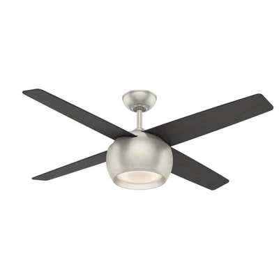 Casablanca Valby 54" Modern Ceiling Fan, Matte Nickel, Wall Control, LED, 59333 - Image 1 of 4