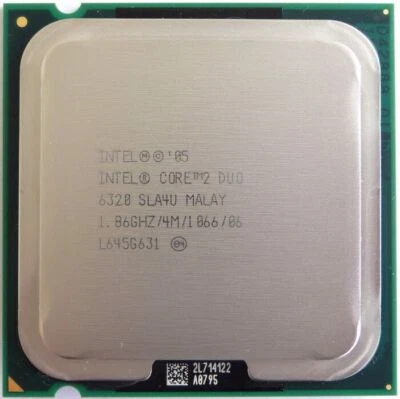 Intel Core 2 Duo Processor E6320 CPU 4M Cache / 1.86 GHz / 1066 MHz FSB SLA4U - Image 1 of 2