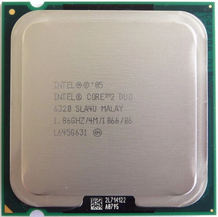 Intel Core 2 Duo Processor E6320 CPU 4M Cache / 1.86 GHz / 1066 MHz FSB SLA4U - Image 1 of 2