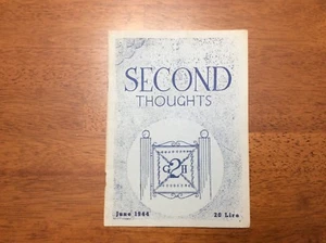 1944 WWII Second Thoughts 2nd General Hospital 2GH Royal Army Medical Corps MAG - Picture 1 of 7