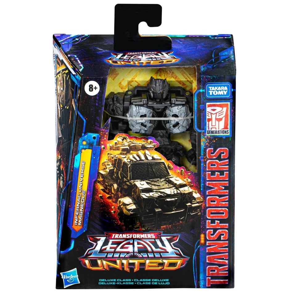Hasbro Transformers Legacy United Deluxe Class Infernac Universe - Magneous Action Figure