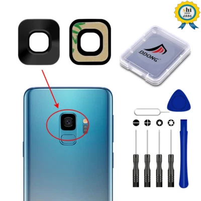 2x For Samsung Galaxy S3/S4/S5/S6/S7/S8/S9/S10 Rear Back Camera Glass Lens Cover - Image 1 of 4