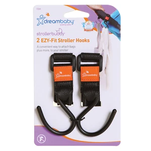 2Pcs Dreambaby Stroller Pram Shopping Bag Handbag Hook Hanger Clips Dream Baby - Picture 1 of 2