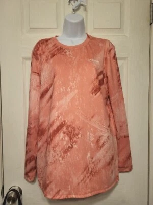 Magellan Outdoors Realtree Womens Long Sleeve Shirt Size Outerwear Large Pink - Image 1 of 4