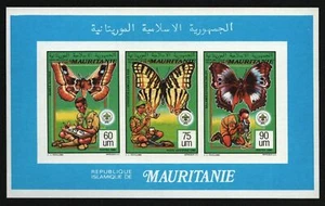 Mauritania 1991 - Mi-Nr. 989, 990 & 992 B ** - MNH - KLB - Mariposas - Imagen 1 de 1