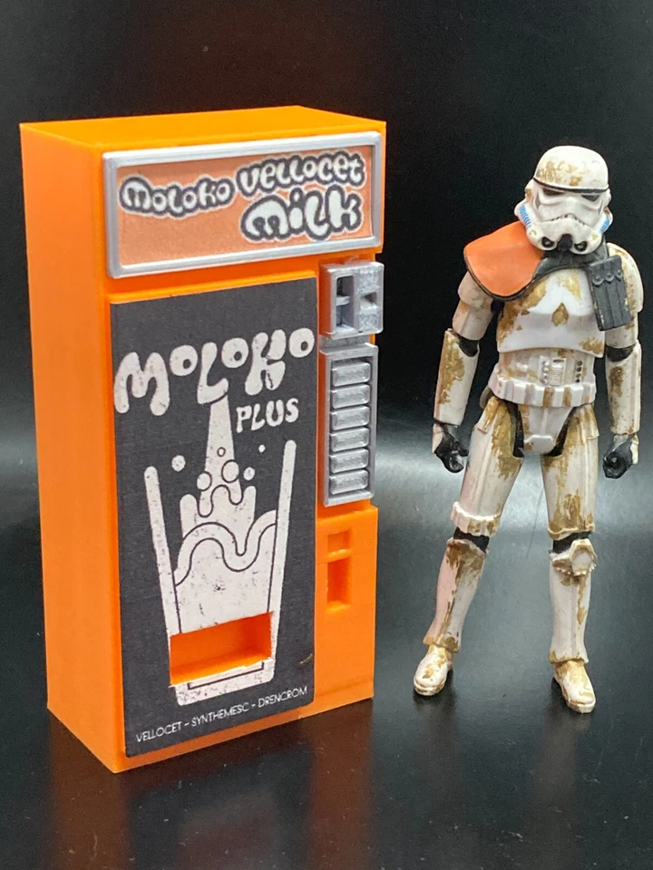 CUSTOM A CLOCKWORK ORANGE VENDING MACHINE 3.75" STAR WARS FIGURE DIORAMA (K01) - Image 1 of 1